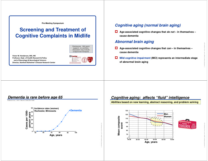 screening and treatment of