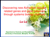 discovering new alzheimer disease related genes and gene
