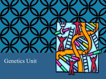 Genetics Unit  Lesson 2: How are  Characteristics Inherited?  VOCAB 1-4  1) Genetics - the study of