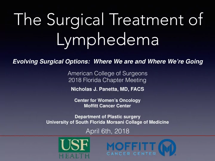 lymphedema