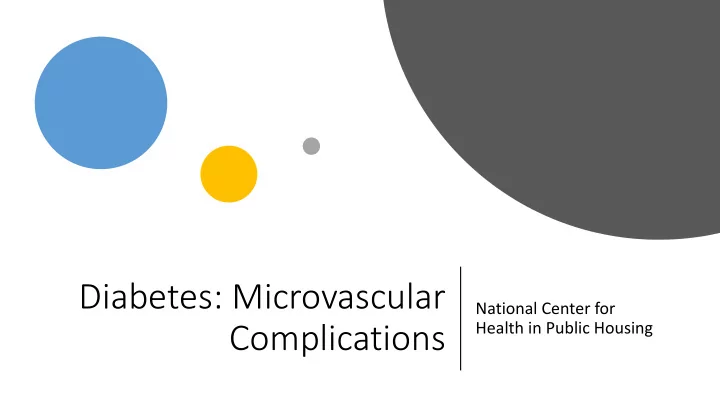 diabetes microvascular