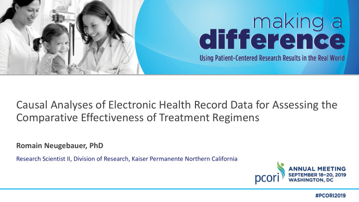 causal analyses of electronic health record data for