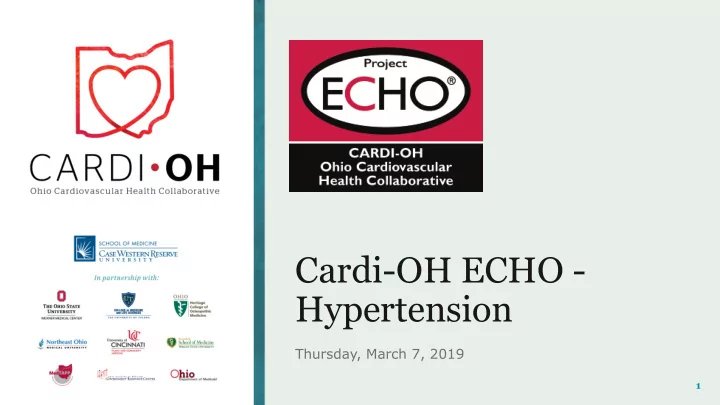 cardi oh echo hypertension