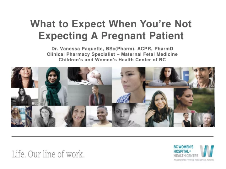 what to expect when you re not expecting a pregnant