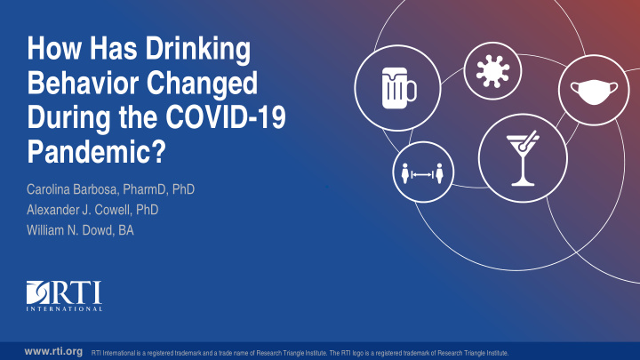 how has drinking behavior changed during the covid 19