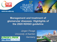 management and treatment of glomerular diseases