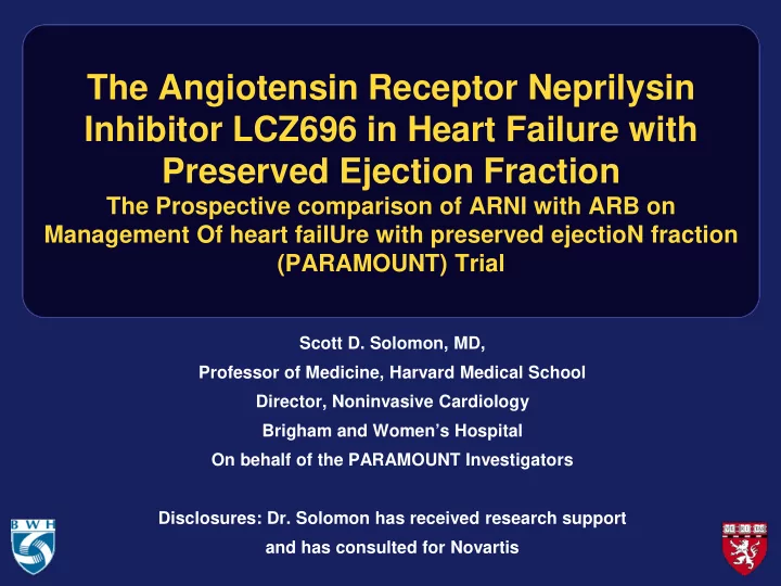 the angiotensin receptor neprilysin inhibitor lcz696 in