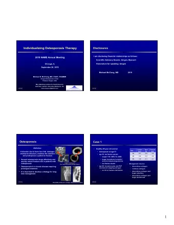 1  Effect of Hormone Therapy:  Estrogen Discontinuation  EPIC study  Fractures in WHI  EPIC