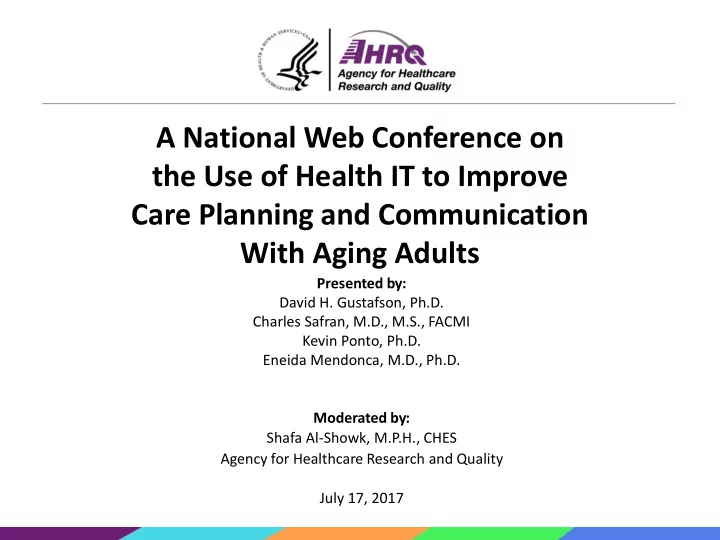 care planning and communication