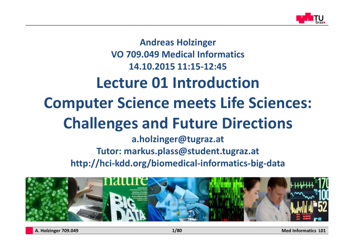 lecture 01 introduction computer science meets life