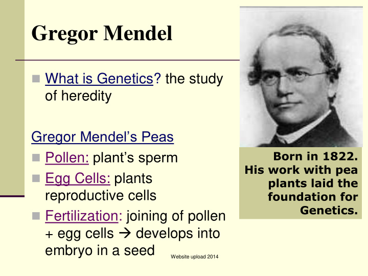 gregor mendel