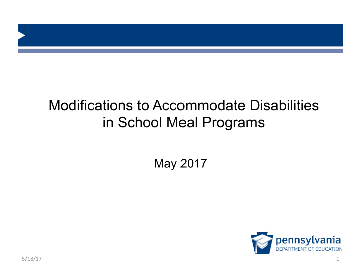 modifications to accommodate disabilities in school meal