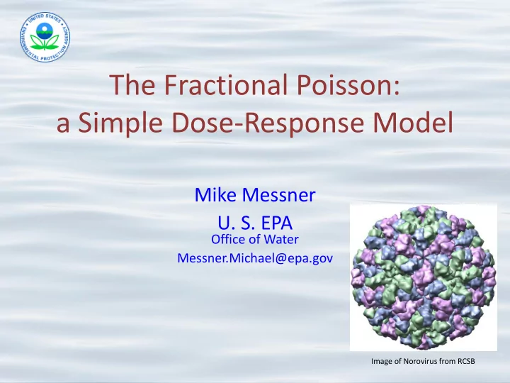 the fractional poisson