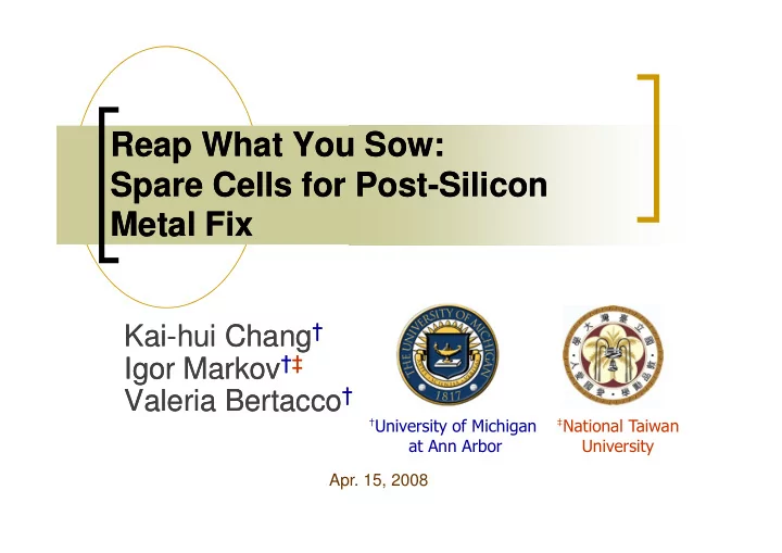 reap what you sow reap what you sow spare cells for post
