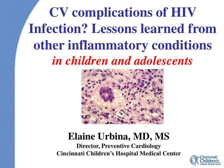 cv complications of hiv infection lessons learned from