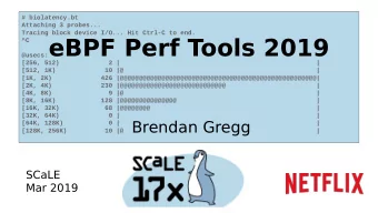 eBPF Perf Tools 2019  ^C  @usecs:  [256, 512)             2 |
