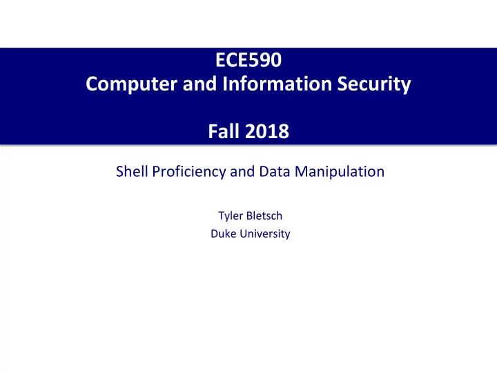 ece590 computer and information security fall 2018