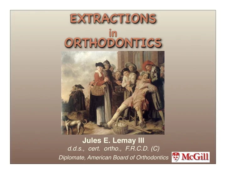 extractions