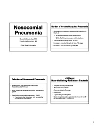 nosocomial nosocomial