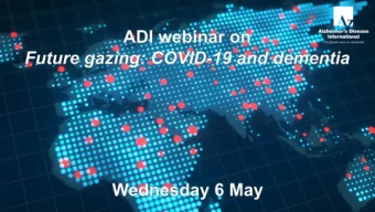 Alzheimers Disease International (ADI)  https://www.alz.co.uk/donate  1.  Unavailability of