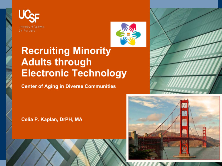 recruiting minority adults through electronic technology