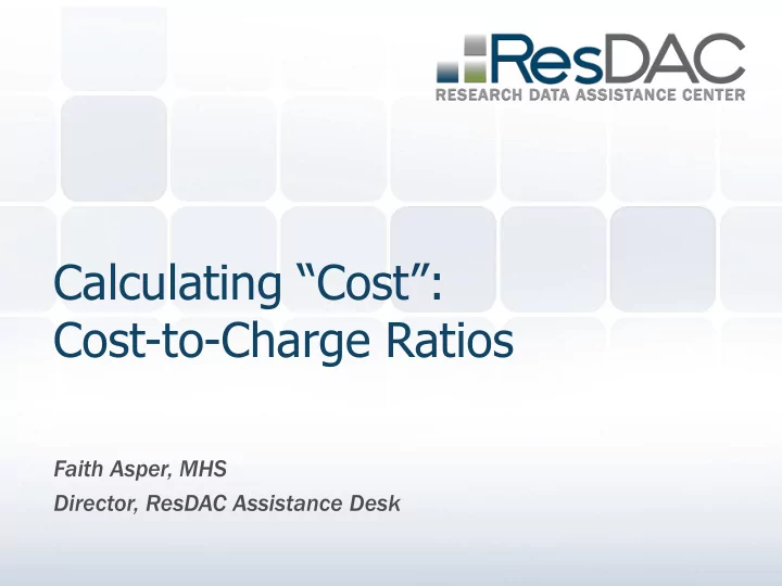 calculating cost