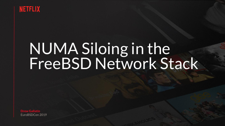 numa siloing in the freebsd network stack