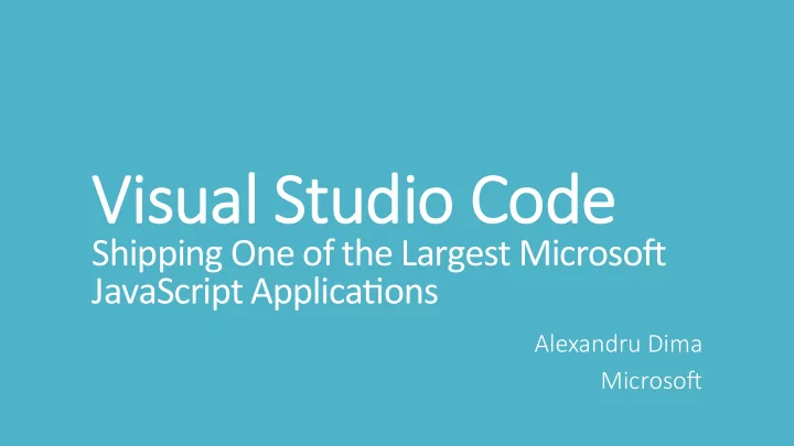 vi visual s studio cod o code e