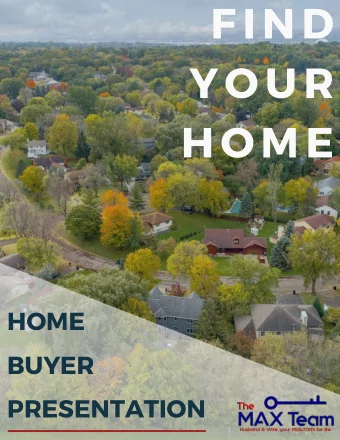FIND  YOUR  HOME HOME BUYER  PRESENTATION QUALIFICATIONS Max is licensed in MN + WI , since 1991