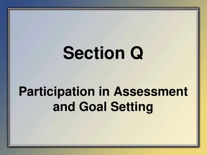 section q