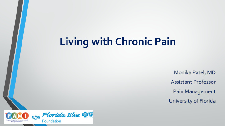 living with chronic pain title presentation information