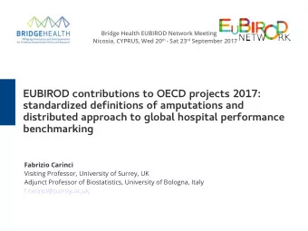 E  U  B  I  R  O  D  c  o  n  t  r  i  b  u  t  i  o  n  s  t  o  O  E  C  D  p  r  o  j  e  c  t