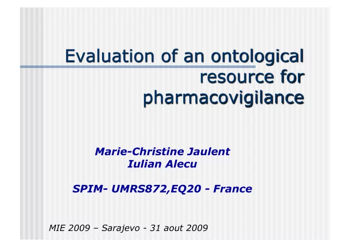 marie christine jaulent iulian alecu spim umrs872 eq20