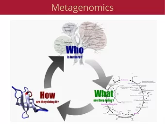 Metagenomics  What is metagenomics  Cloning genes from the environment, screening for  function