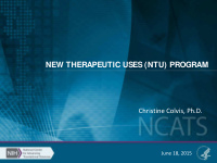 new therapeutic uses ntu program
