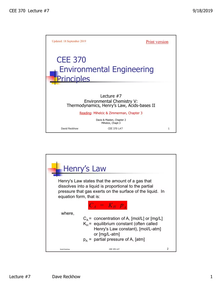 cee 370 environmental engineering principles