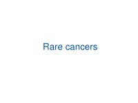 rare cancers