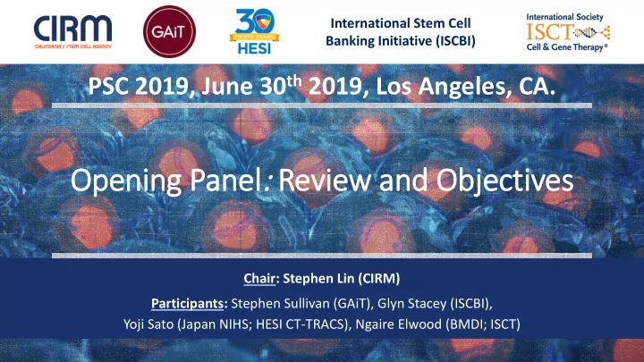 opening p panel el review a and objectives es