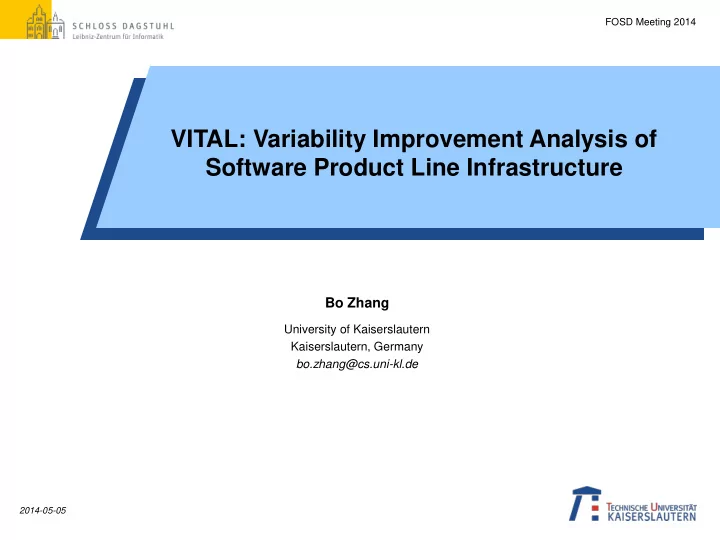 vital variability improvement analysis of software