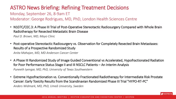 astro news brie iefin ing refin inin ing treatment decis