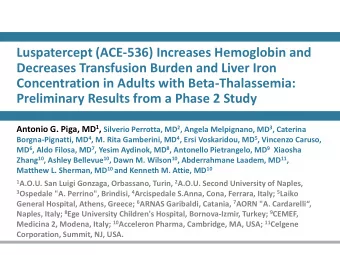 Decreases Transfusion Burden and Liver Iron  Concentration in Adults with Beta-Thalassemia: