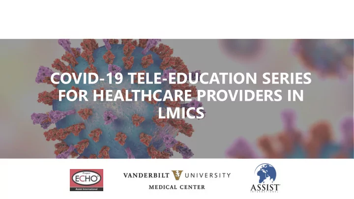 for healthcare providers in