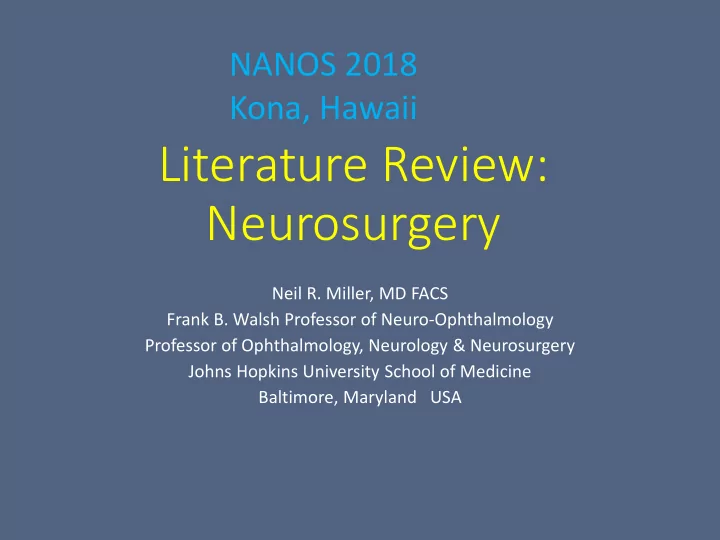 neurosurgery