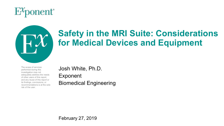 safety in the mri suite considerations for medical