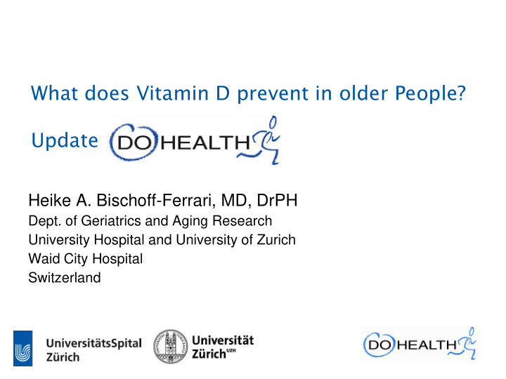 what does vitamin d prevent in older people