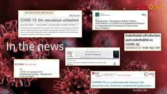 In the news  Nasdaq:JAN  1  JA  JAN101 improves endothelial cell/vascular function  Sustained