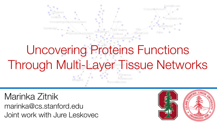 uncovering proteins functions through multi layer tissue