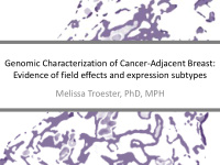 melissa troester phd mph what predicts breast cancer