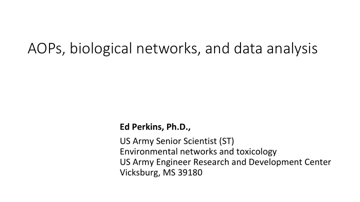 aops biological networks and data analysis