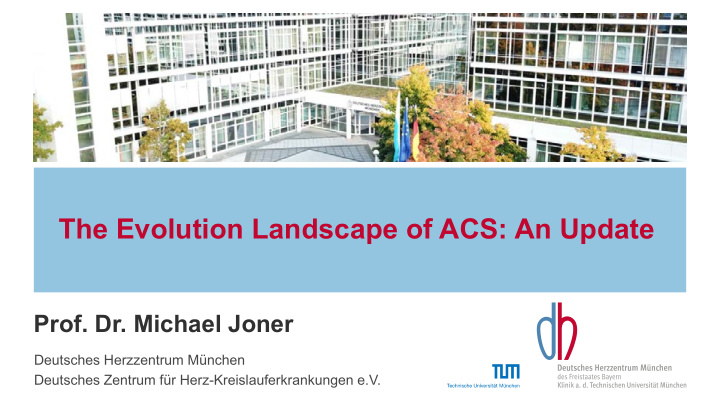 the evolution landscape of acs an update